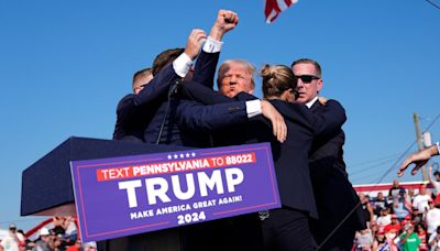 ‘This is horrific’: Republicans unite behind Trump after he’s injured in shooting at Pennsylvania rally