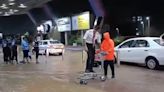 Pilot enters Jaipur airport on luggage cart amid flooding, video goes viral. Watch