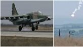 Dramatic footage appears to show a Ukrainian missile taking out a Russian Su-25 jet