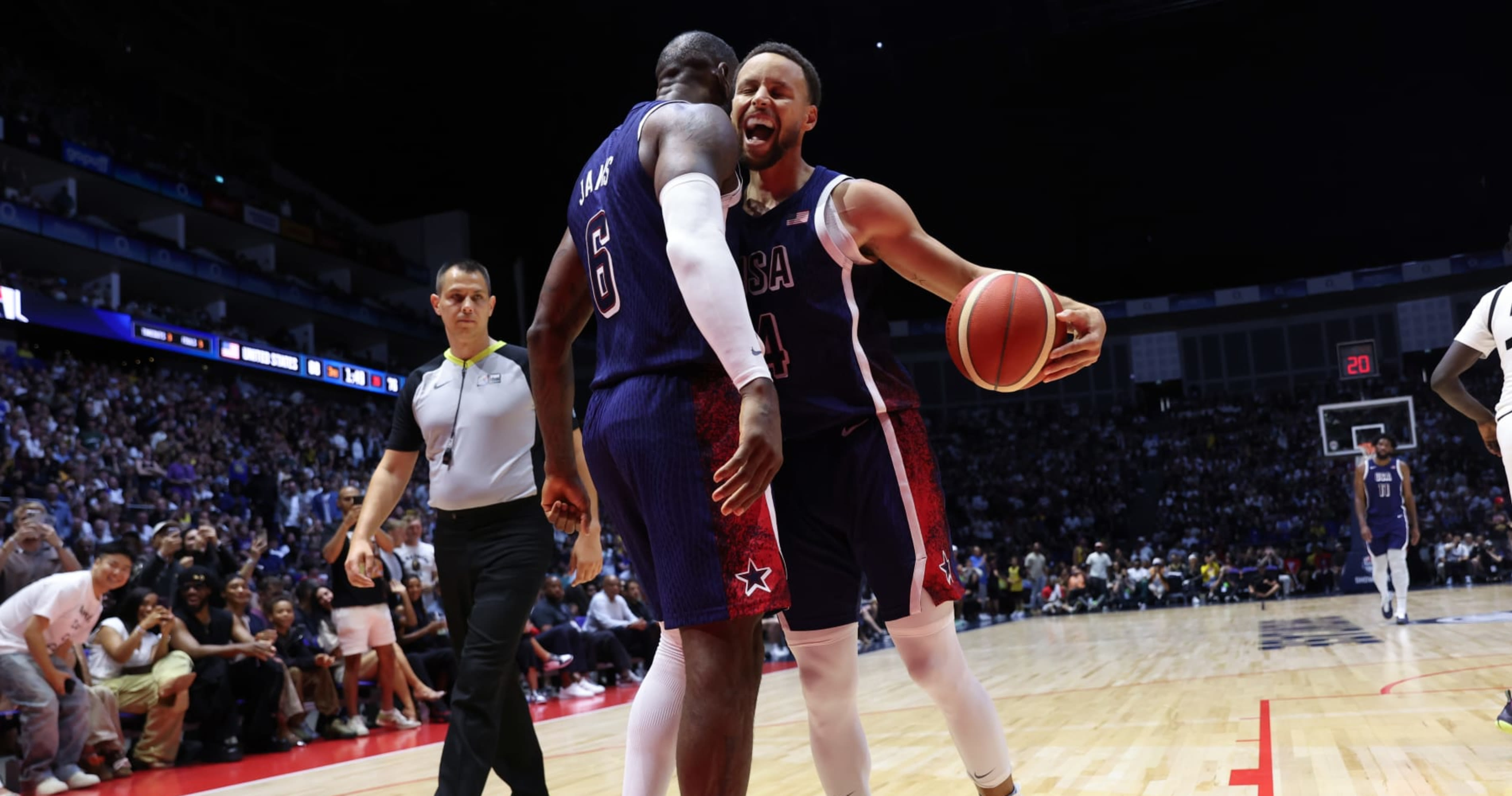 LeBron James, Steph Curry Praised by Fans as USA Avoids Huge Upset vs. South Sudan