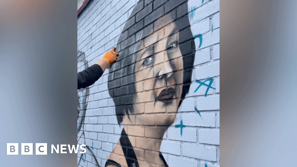 Gavin and Stacey mural covers homeowner's wall