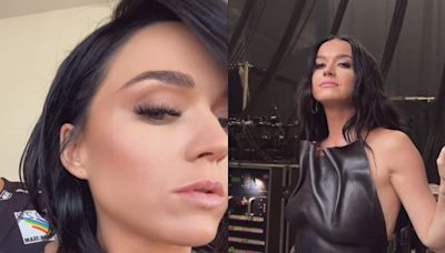 Katy Perry mostra o resultado de seu novo look