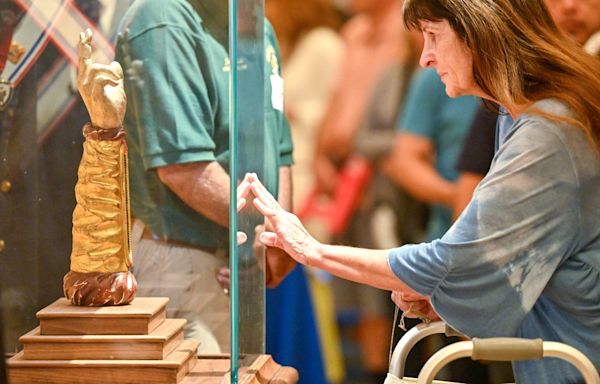 Relic of St. Jude makes a stop at cathedral in Garden Grove during SoCal tour