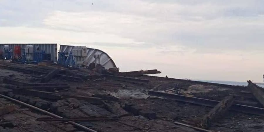 Ukraine damages Russian ferry in Kerch Strait — photos