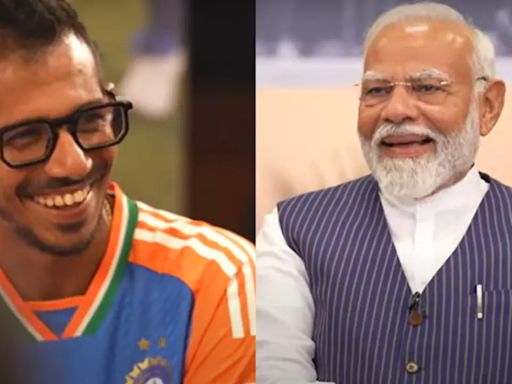 Maine Sahi Pakda Hai Na? PM Narendra Modi's Hilarious Interaction With Yuzvendra Chahal Goes VIRAL | WATCH