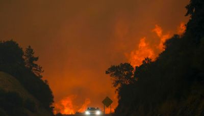 Fast-moving Line fire forces evacuations in San Bernardino mountain towns