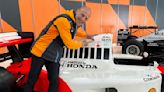 Tony Kanaan meets his favorite car: Senna’s MP4/6 title winner