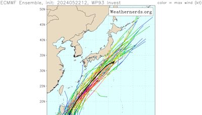 下波鋒面更紮實！ 5/28、5/29「雨下更大」 一號颱風「艾維尼」生成機率破50％