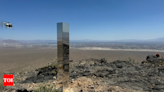 Monolith removed from mountains in Las Vegas but origin still a mystery - Times of India