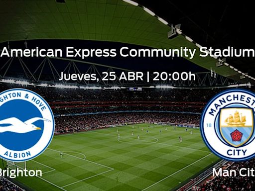 Previa de la Premier League: Brighton and Hove Albion vs Manchester City