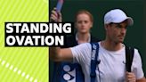 Wimbledon 2024 video: Andy Murray walks out on Centre Court to standing ovation