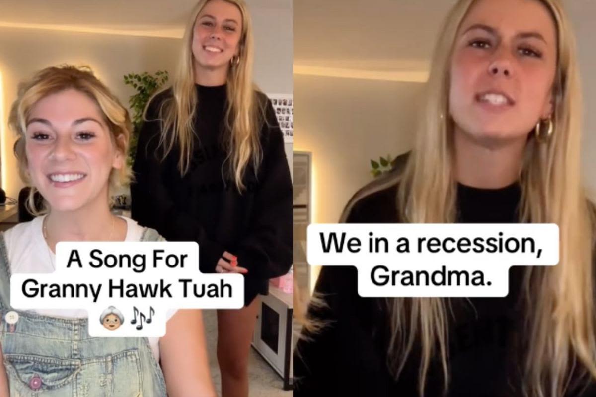 ‘Hawk Tuah’ Girl Explains Her Viral Catchphrase to Granny With Help From Jax: WATCH