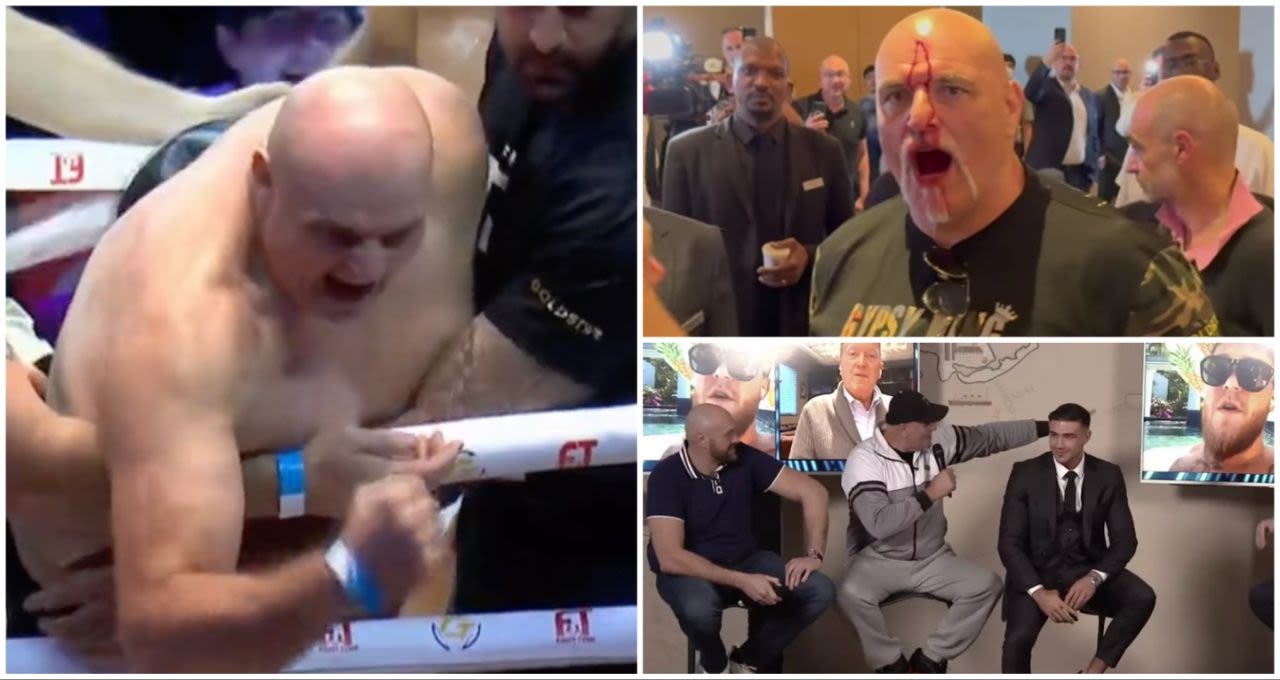 8 times John Fury has completely lost it after headbutting member of Oleksandr Usyk's team