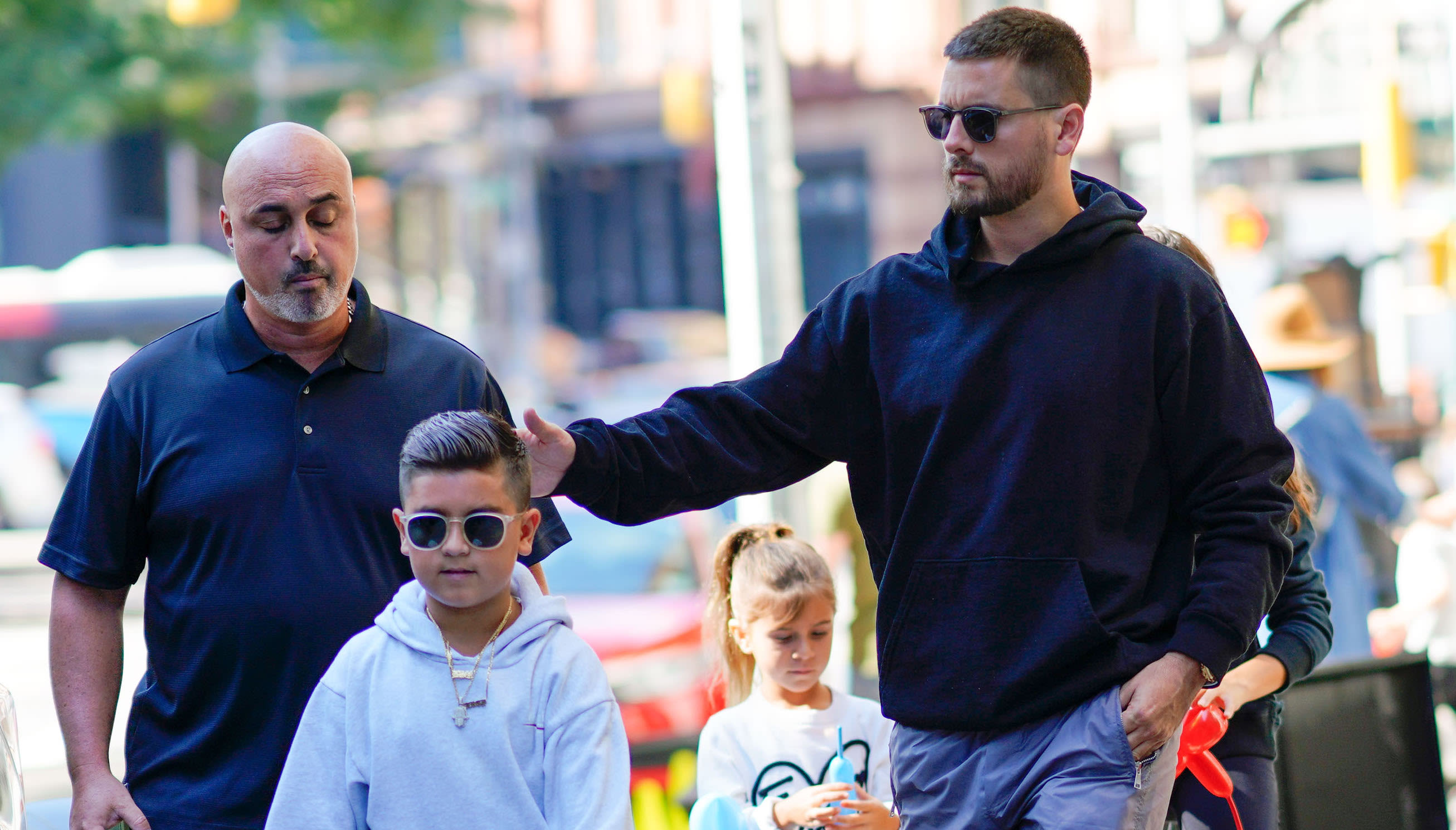 Mason Disick, 14, spotted in rare new photo shared by dad Scott Disick