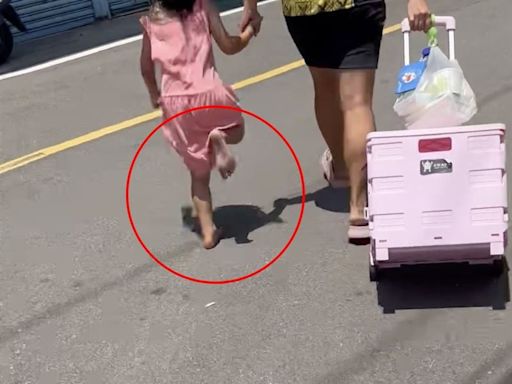 在冊脆弱家庭！新竹6歲女童被迫赤腳走柏油「腳底起水泡」社會處已安置