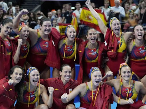 Así queda el medallero de España tras ganar el quinto oro con el waterpolo