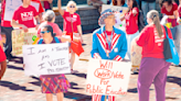 PHOTOS: Buncombe County Association of Educators rallies for increased education spending