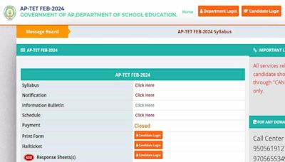 AP TET Results 2024 Out: Check and download your Manabadi AP TET scorecard at aptet.apcfss.in