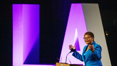 Karen Bass says she still hopes to solve street homelessness by end of first term