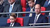 George surprises royal fans by joining dad William at FA Cup
