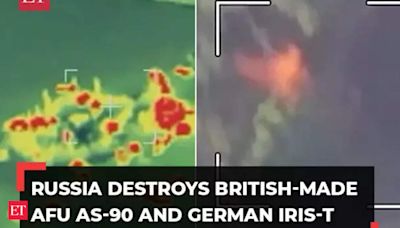Russia destroys British-made AFU AS-90 and German IRIS-T in a deadly attack on Ukraine, watch!