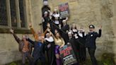 Nuns dance through Trowbridge to promote upcoming musical