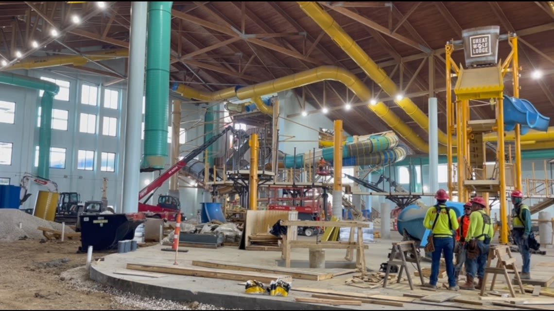 Great Wolf Lodge water park in Webster will open earlier than expected, according to website