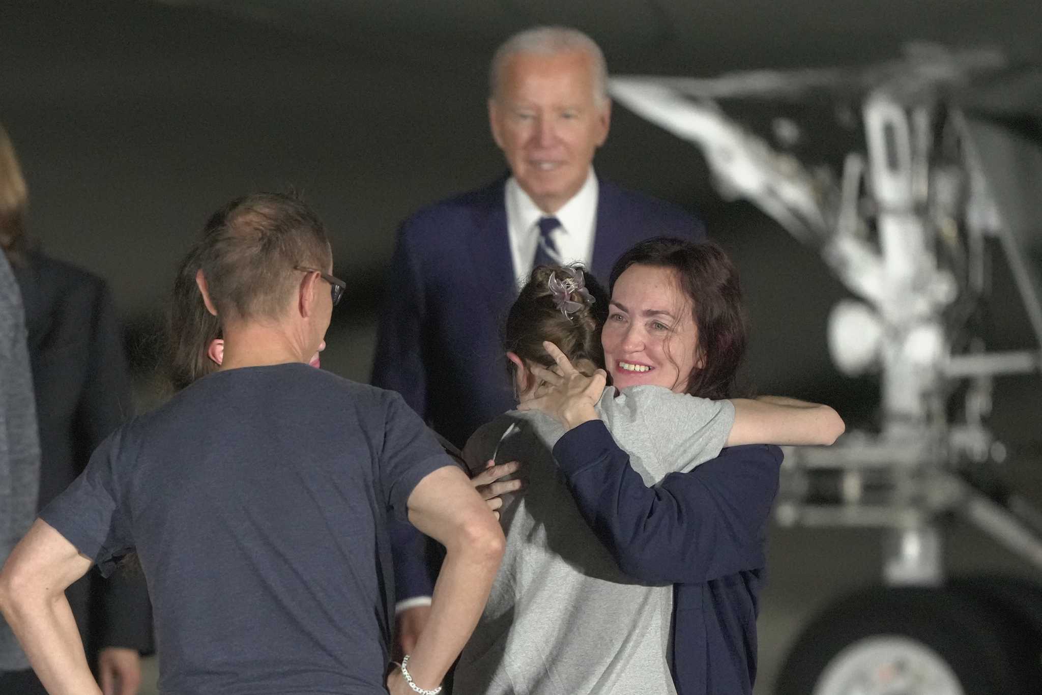 Prisoner Swap Latest: Freed Americans return to US soil and emotional welcome