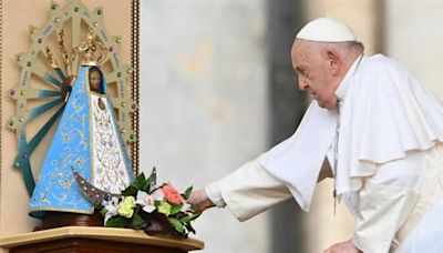 El pedido del papa Francisco para la Argentina en el día de la Virgen de Luján: "Que el Señor la ayude"