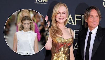 Sunday Rose, la hija de Nicole Kidman, debutó como modelo durante la semana de la moda en París