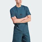 Adidas M Z.N.E. Tee IJ6130 男 短袖上衣 T恤 亞洲版 運動 訓練 休閒 純棉 舒適 藍綠