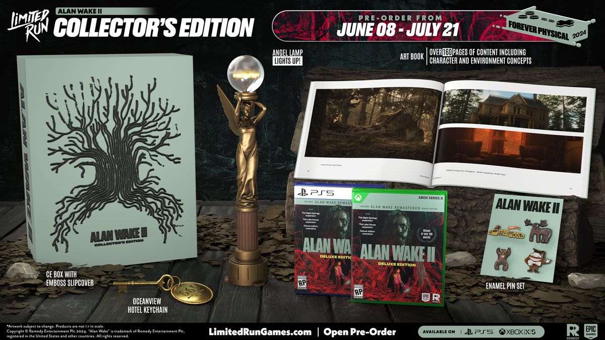 Remedy reverses course on Alan Wake 2 physical editions, puts my rent in jeopardy with limited $200 collector's bundle