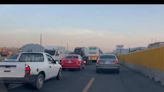 Continúan cierres y reducción de carriles en Autopista México-Puebla por obra del trolebús Chalco-Santa Martha