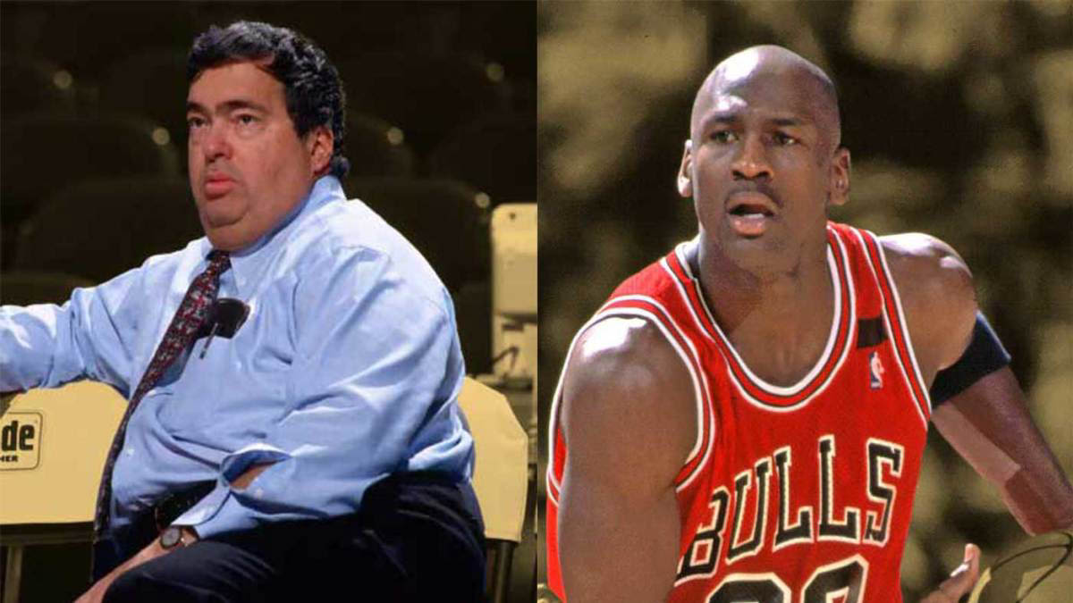 Jerry Krause names the only NBA player who "competed as hard as Michael Jordan"