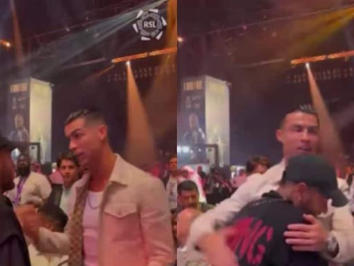 Watch: Cristiano Ronaldo And Neymar Catch up Ahead Of Tyson Fury vs Oleksandr Usyk in Saudi Arabia - News18