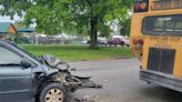 Driver crashes into the back of Bolivar School District bus