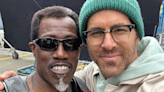 'Marvel Jesus' Ryan Reynolds Crowns Wesley Snipes 'Marvel Daddy,' Calls For Blade To Get 'Logan-Like Send Off'