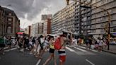 De la calma a la tormenta: cómo se vivió el temporal de granizo en las playas de Mar del Plata