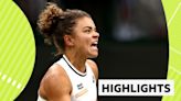 Wimbledon 2024 video: Paolini reaches Wimbledon final after 'extraordinary' match against Vekic