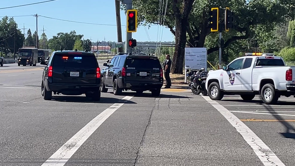 Cyclist struck by vehicle in south Redding, police say