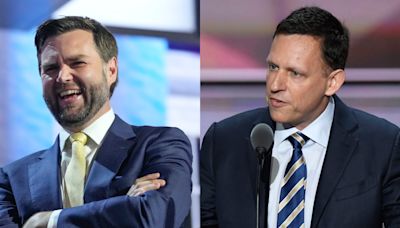 Peter Thiel and JD Vance: How PayPal founder boosted VP candidate's political career