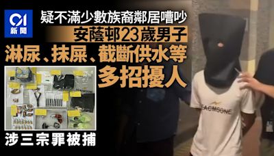 疑不滿少數族裔嘈吵 安蔭邨男子淋尿抹屎、斷水滋擾 涉3罪被捕