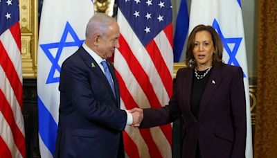 Kamala Harris tells Benjamin Netanyahu she will 'not be silent' over suffering in Gaza while stressing Israel's 'right to defend itself'