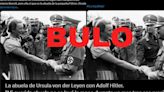 La mujer que saluda a Hitler en una imagen que se ha hecho viral no es la abuela de Ursula von der Leyen