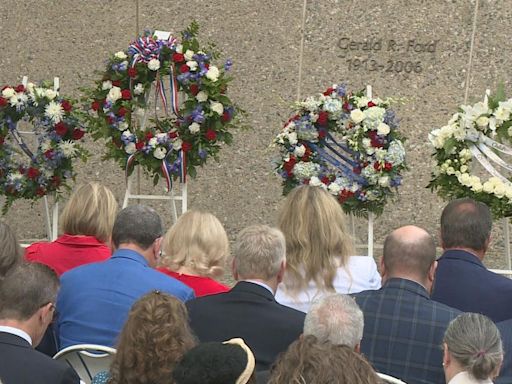 Annual wreath-laying ceremony celebrates Gerald R. Ford's birthday