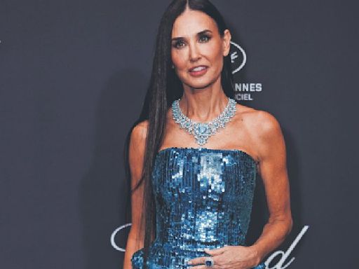 Demi Moore deslumbra a jóvenes talentos