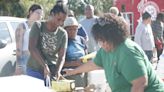 Lee County opens new distribution point for water and food: Coral Oaks Golf Course in Cape