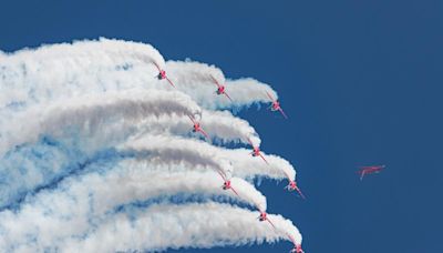 The Red Arrows are heading back to Bournemouth Airport