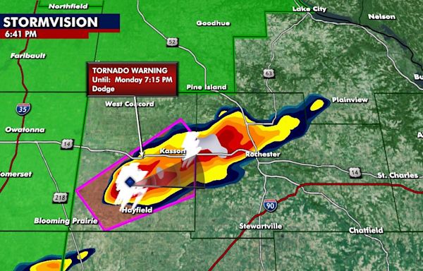 Minnesota weather: Tornado touchdown Monday evening in Dodge County