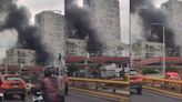 Incendio en Azcapotzalco; reportan columna de humo negro saliendo de departamentos en la CDMX